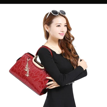 XIYUAN lady 2017 Japan and Korean Style luxury red black gold cow Genuine Leather shoulder bag Female Women's Messenger Bags
