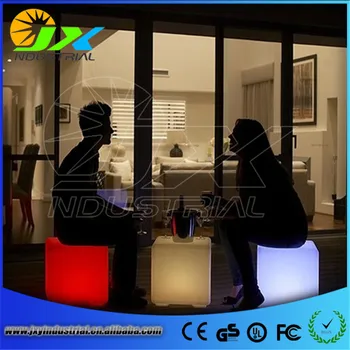 40cm battery operated LED cube chair