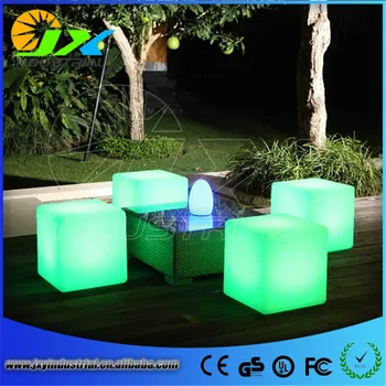 40cm battery operated LED cube chair