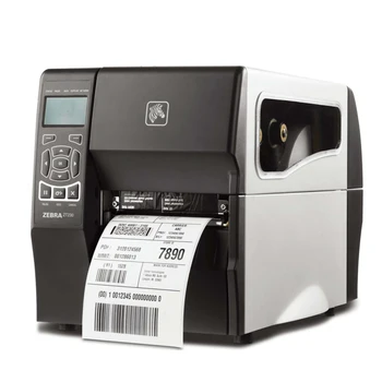 Industrial zebra printer ZT230 barcode sticker printer 200dpi usb serial interface can keep working 24 hours