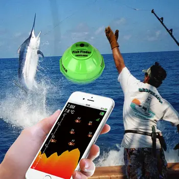 LUCKY FF916 50m/130ft Wifi Fish Finder Adjustable Wireless Sonar for Android IOS+Gift