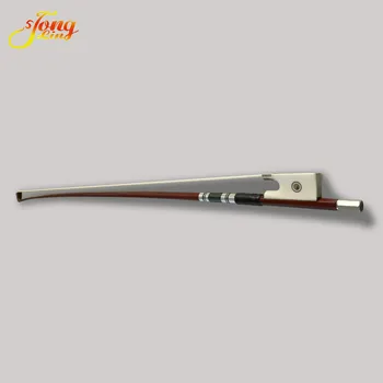 TONGLING High-End Violin Bow 3/4 4/4 Exquisite Horsehair Brazilwood Imitation Ivory Bow FiddleViolino Bow parts accessories