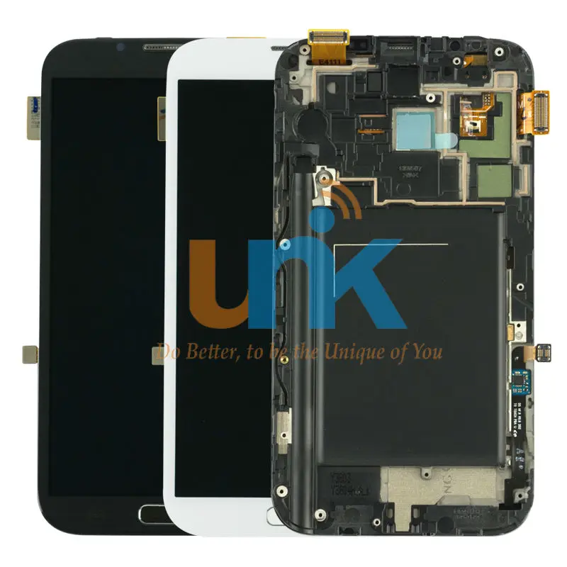 Original LCD Touch Screen Digitizer For Samsung Galaxy Note 2 N7100 T889 i317 N7105 LCD Display Touch Screen with Frame