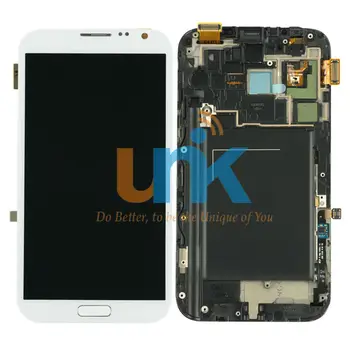 Original LCD Touch Screen Digitizer For Samsung Galaxy Note 2 N7100 T889 i317 N7105 LCD Display Touch Screen with Frame