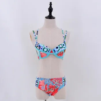 Women Bikinis Set Sexy Brazilian Swimwear Female Beach Bathing Suits Pineapple Printed Swimsuit Low Waist Push Up Bikini Bandage