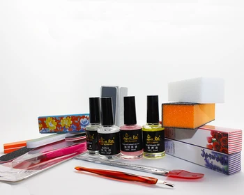 17pcs/set Nail Buffers Callus Shavers Cuticle Pushers Scissors Files Treatments Art Equipment Tool Set Kit