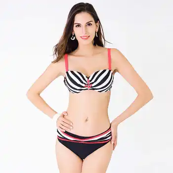 New Women Sexy Bikini High Neck Halter Swimsuit Brazilian Bathing Suit Vintage Beach Two Piece Swimwear
