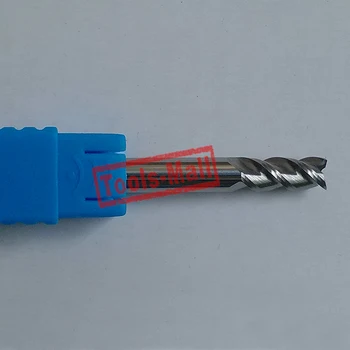 1pc 12mm D12*45*D12*100-HRC50 3 Flutes Milling cutters for Aluminum CNC Tools Solid Carbide CNC flat End mills Router bits