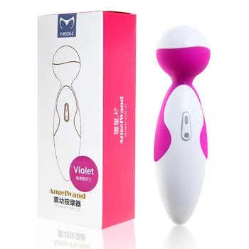 Rechargeable Magic Wand USB Charging AV Vibrator Rod Wand Massager 12 Mode Vibration Female Masturbation Vibrating Sex Product