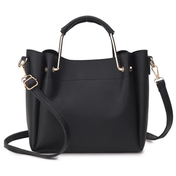 Women's Handbag PU Leather Ladies Fashion Designers Shoulder Messenger Bags Female General Picture Package Two-set