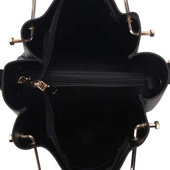 Women's Handbag PU Leather Ladies Fashion Designers Shoulder Messenger Bags Female General Picture Package Two-set