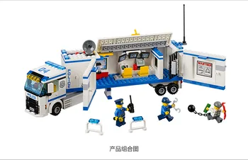 Bela 394pcs Urban City Police Model Building Block Toy Fluidity Police Pursuit for Prisoners