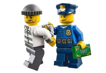 Bela 394pcs Urban City Police Model Building Block Toy Fluidity Police Pursuit for Prisoners