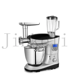 220V Multifunction LCD Professional Electric Dough/Milk/Cake Mixer 7L Milkshake Beater Eggs Food Blender Auto Heating With Timer