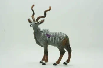 Hot toys: Markhor plus Baby Markhor and Black Gazelle (Antelope) Simulation model Animals  kids toys Action Figures