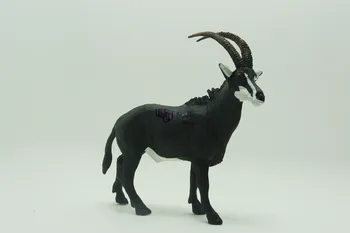 Hot toys: Markhor plus Baby Markhor and Black Gazelle (Antelope) Simulation model Animals  kids toys Action Figures