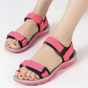 2016 hot new Korean outdoor summer large code shoes beach shoes a couple ofwomen sandals,