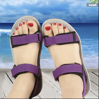 2016 hot new Korean outdoor summer large code shoes beach shoes a couple ofwomen sandals,