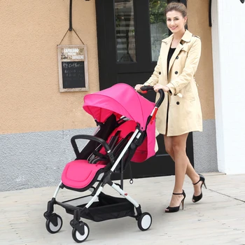 Portable Baby Stroller Sit And Lie Prams For Newborns Light Weight Folding Baby Carriage Travel System