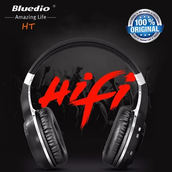 Bluedio HT Wireless Bluetooth Headphone Headset with Mic Support Line-in Music for Smartphones Computer and Tablet PC Hands Free