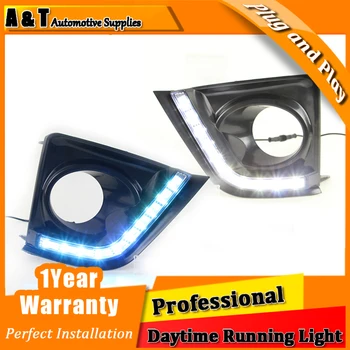 Daytime running light Car styling For Toyota Corolla LED DRL High brightness guide led fog lamps Car Accessories