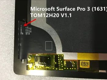 Original mounting for Microsoft Surface Pro 3 (1631) touchscreen + LCD display spare Tom12h20 v1.1 tools + film