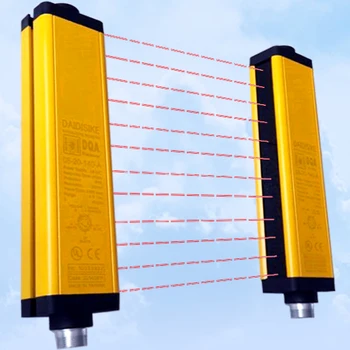 Safety light curtain wearing photoelectric press protector infrared hand 72 beam grating punch machine