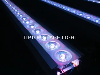 TIPTOP 4XLOT IP65 24x3W waterproof outdoor led bar Stage Led Wall Washer Aluminum Body Adjustable Mounting Clamps Rotating Foot