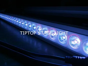 TIPTOP 4XLOT IP65 24x3W waterproof outdoor led bar Stage Led Wall Washer Aluminum Body Adjustable Mounting Clamps Rotating Foot