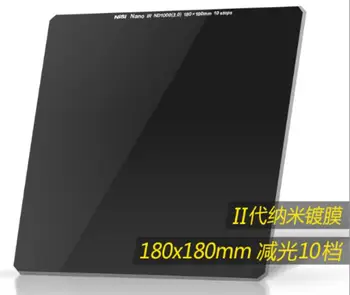NiSi 180*180mm nd1000 10 Stops square Nano IR ND Filter neutral density Neutral Density for canon nikon pentax camera lens