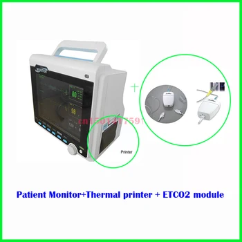 CE Approved Patient Monitor EG NIBP SPO2 Temp RESP ETCO2 capnography equipment medical machine holter machine