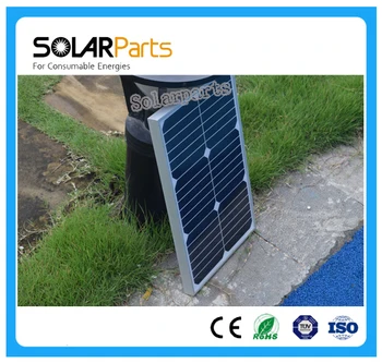 Solarparts 10x18W glass laminated high efficiency solar module cell panel back contact charge 12V battery RV/Marine/Roof/Battery
