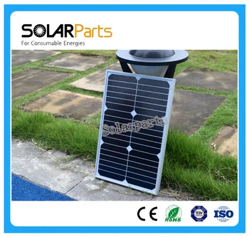 Solarparts 10x18W glass laminated high efficiency solar module cell panel back contact charge 12V battery RV/Marine/Roof/Battery