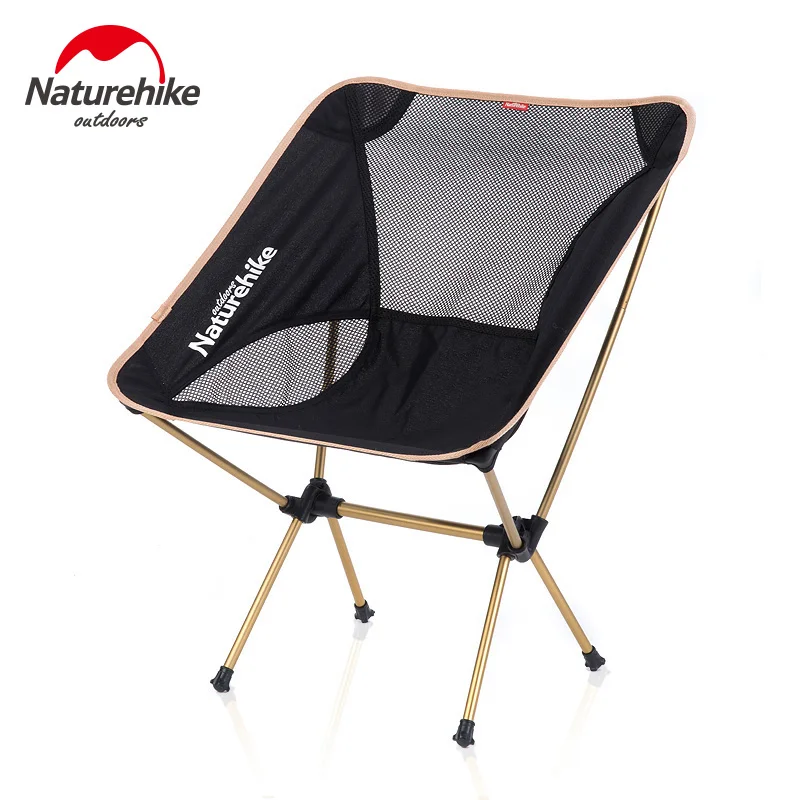 Naturehike factory 4 Colors Lightweight Camping Folding Stool Seat Chair Portable Fishing Chair For Picnic Party