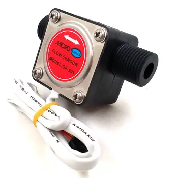 Oval gear flow meter indicator oil flow sensor Hall flowmeter fuel gauge counter Milk chemicals paint detergent G1/2 + LCD