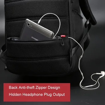 15/17 inch Women Men Laptop Backpack External USB Functional Computer Notebook Bag Anti-theft Business Bag Travel Women Backpack