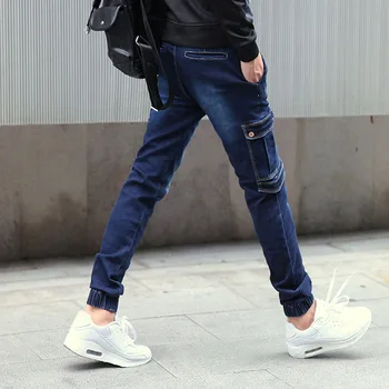 Men Jeans 2017 New Fashion Brand Top Quality Oversized Jeans Men's Casual Jeans Pants Men Fashion Designer Pants Grey Jeans