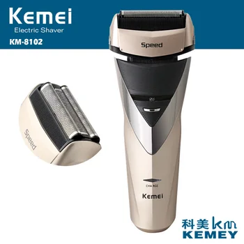 Kemei 3 Heads Rechargeable Razor Electric Shaver Triple Blade Shaving Waterproof Razors Men Face Care 3D Floating