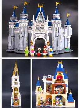 LEPIN 16008 Cinderella Princess Castle City Model Building Block Kid Toys Gift Compatible 71040