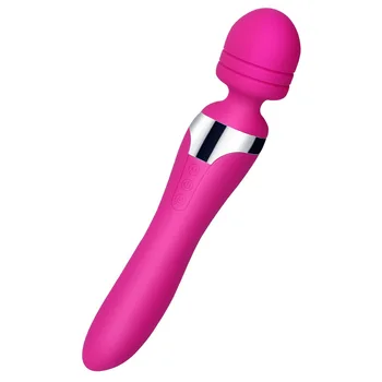 Dildo Vibrator Usb Rechargeable 360 Rotation Magic Wand Massage Clitoral Stimulator Sex Toys for Women Erotic Toys Sex Shop