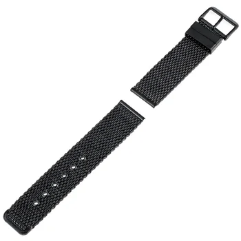 20mm 22mm 24mm Milanese Watch Band + Tool for Breitling Stainless Steel Watchband Strap Wrist Belt Bracelet Black Silver