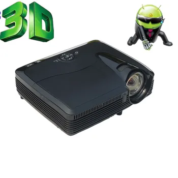 DLP Projector 3600 ANSI Lumens1024*768 HD Theater HDMI VGA AV For Business Meeting Movie Video Black Color