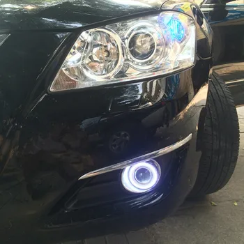 DRL COB angel eye (5 colors) + halogen fog lamp + projector lens + fog lamp cover for toyota camry 2006-08
