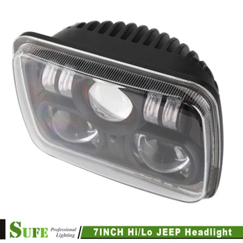 SUFE 2PCS 7INCH 85W / 75W LED HEADLIGHT FOR Truck Offroad WITH HI/LO BEAM REPLACEMENT KIT FOR MOTORCYCLE JEEP Wrangler