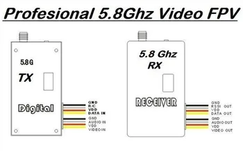5.8G 1200MW FPV Transmitter and Receiver , Wireless Long Range CCTV Video Transceiver, 5.8Ghz Video Sender