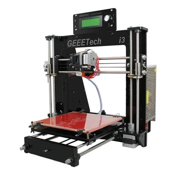 Geeetech I3 Pro B 3D Printer Acrylic Frame Newest Reprap Prusa DIY Kit Machine High Precision Impressora LCD Free