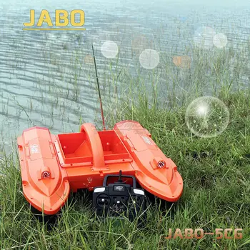 JABO 5CG 10A Radio Control Fish Finder RC Carp Bait Boat Night Sonar Detection GPS RTR Water&Temperature Detection