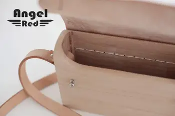 Women Messenger Bags Minimalist Wood engraving Genuine Versatile Leather Brown Designer Bag Elegant Genuine Leather Woman Bags