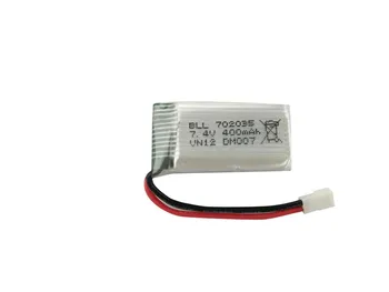 BLL battery four-axis aircraft accessories DM007 remote control helicopter battery 7.4V 400mah model aircraft battery