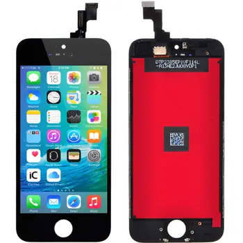 AAA+++ NEW For iPhone 5S LCD Display Touch Screen Digitizer with Bezel Frame Full Assembly +Tracking No WHITE BLACK